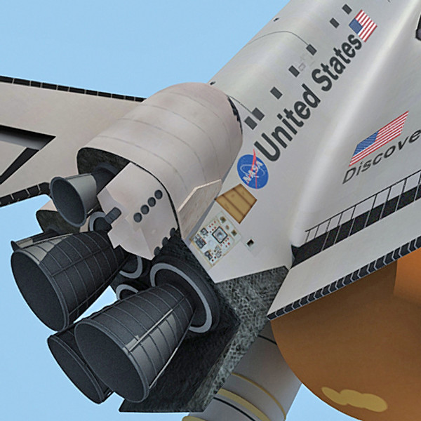 nasa space shuttle discovery obj - Discovery Shuttle... by Gandoza